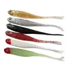 Cebo Luya Panza con Ranura para Anzuelo 13cm 8.4g Cola Hendida Cebo de Pez con Ojo Colorido Biónico Pez Suave Señuelo Falso