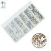 Venda Quente Transfronteiriça Cor para Nail Art Diamante para Nail Art Broca de Vidro com Fundo Plano Strass para Nail Art Acessórios de Joias DIY
