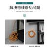 Soporte de pared simple para almacenamiento de cables, hebilla autoadhesiva de pared, clip para cables que no deja marcas, dispositivo para enrutamiento de cables de red