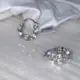 Design de Nicho Senso Avançado Brincos de Zircônia Totalmente Cravejados de Diamante para Mulheres Simples Moda Elegante Argola de Orelha Elegante Brincos de Design de Nicho Mulheres
