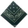 Bandana estampada poliéster turbante flor de caju poliéster algodão multifuncional quadrado Paisley transfronteiriço