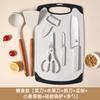 Juego de Utensilios de Cocina para Exterior de Comercio Exterior Portátil Portátil Cuchillos Cuchillo para Cortar Tabla de Cortar 2 en 1 Picnic Rocío Regalo