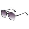 17302 Gafas de Sol de Pesca Metálicas de Doble Puente de Moda Europea y Americana para Hombre Nuevas de Cruzada Street Photography Gafas de Sol Modernas con Acabado de Alta Gama