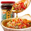 Salsa de Chile Picante de Granja Sichuan con Pimientos de Colores, Condimento Súper Picante para Arroz y Fideos, Salsa Doble de Chile Picado y Ajo de Guizhou