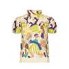 Camiseta Feminina Moda Verão Nova Manga Curta Plissada Gola Alta Slim Top Fino Miyake Camisa Base Fk395