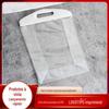 Atacado de fábrica fecho de bolsa de mão com furo para cavar transparente em PVC bolsa tridimensional bolsa de embalagem de armazenamento portátil saco plástico