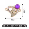 Colgante Corazón de Trébol Doble para DIY, Collar, Pulsera, Dijes, Accesorios de Joyería, Venta Directa de Fábrica, Lote Mixto Disponible para Transfronterizo