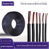 Padrão dos EUA UL2464 28/26/24/22/20/18AWG Fio acabado 2-core bainha fio cabo de alimentação de passagem de pó