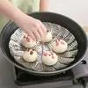 Rejilla para Cocinar al Vapor de Acero Inoxidable, Bandeja Vaporera, Cesta para Cocinar al Vapor, Rejilla para Cocinar al Vapor, Cesta para Frutas, Estante para Cocinar al Vapor, Rejilla para Cocinar al Vapor Extensible y Plegable