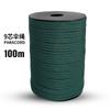 Cuerda de paraguas de 9 núcleos montada en eje de 100 m, cuerda de supervivencia de emergencia para acampar al aire libre, pulsera tejida DIY, cuerda de paraguas de 9 núcleos