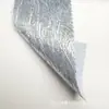 Tela satinada plisada con estampado de lámina dorada en toda la superficie, lavada para ser suave y brillante, arrugada para ropa deportiva de moda y vestuario escénico