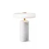 Lámpara de Mesa Portátil Recargable Danish Trip Carrara para Sala de Estar, Dormitorio, Mesita de Noche, Mármol, Iluminación de Ambiente de Alta Gama