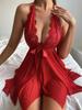 Lencería sexy de comercio exterior europeo y americano Amazon Suministro para mujer malla tentación popular tirante camisón transparente pijama sexy