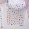 Nuevos Pegatinas para Uñas con Diseño de Flor Lazo Corazón Estilo Caliente Estrellas Francesas Pegatinas para Uñas de Niños DIY Taza de Agua Refrigerador