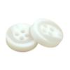 Botão Redondo Branco Liso Colorido Duas Furações Resina Moda Simples Botão de Casaco Botão Fosco Casaco Casaco Casaco Botão Botão Botão