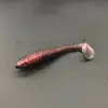Cebos Suaves de Cola de Troscada Color Langosta, 45 mm 55 mm para Lubina y Perca con Anzuelo de Cabeza de Plomo, Cebos de Pesca Transfronterizos al por Mayor