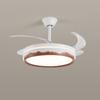 Lámpara de Sala Lámpara de Techo Color Nogal Sencillo Lámpara de Dormitorio Retro Estilo Mid-Century Protección Ocular Ola Rectangular Lámpara Principal de Pasillo