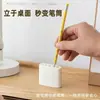 Tapa de bolígrafo y portalápices todo en uno anti-pérdida, caja de almacenamiento de lápices para estudiantes, disponible en varios colores, soporte de escritorio portátil para bolígrafos