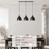 Lámpara LED Moderna Casual para Restaurante Tres Cabezas Barra Comedor Creativa Elegante Araña Loft Iluminación Dormitorio Lámparas