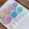 Lentejuelas para Uñas, Lentejuelas de Estrella Corazón, Lentejuelas de Estrella de Cinco Puntas, Lentejuelas para Uñas, Tamaños de Uña Portátiles, Lentejuelas Explosivas