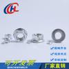 Tuerca de brida plana de diente de flor accesorios de ferretería tuerca de acero al carbono DIN6923M3-M10 tuerca fijación tornillo anti-aflojamiento