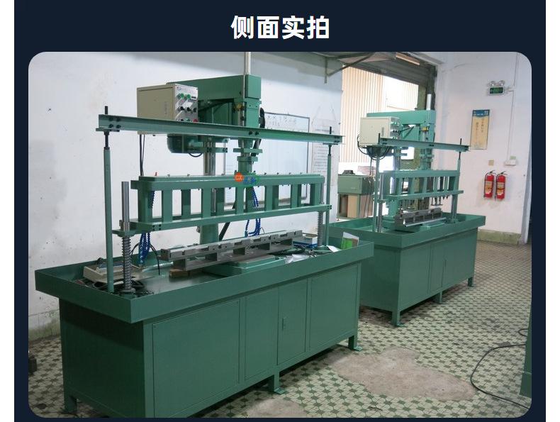定做管材数控钻孔机 多头半自动打孔机器可调节立式多头钻孔机
