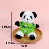 Yunguan GiftsColgante de Peluche de Panda Llavero Lindo para Coche Llavero de Bolsa con Campana Muñeco para Reventa