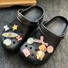 Zapatos Croc, Zapatos con Lazo, Accesorios de Flores, Lindos Accesorios de Decoración para la Parte Superior del Zapato de Cachorro de Dibujos Animados, Hebillas para Zapatos, Venta al por Mayor de DIY para Zapatos