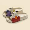 Pantuflas de coco caídas para hombre, verano, hogar, baño, ducha, interior, fondo grueso, para exterior, pantuflas antideslizantes para mujer