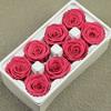 Flor Mágica Flor Eterna Grado AB 4-5 Rosa Caja Entera diy Bolsa de Material Floral Cubierta de Vidrio Día de San Valentín Unicornio