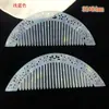 Pente de Cabelo Imitação de Jade em Acrílico Acetato 34*85 Grampo de Cabelo Estilo Antigo Grampo de Jade DIY Envoltório de Flor Material para Pente de Flor Acessórios