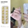 Manicura Aurora Lazo Joyería Rojo Internet Mixto Perla Semirredonda Súper Flash Diamante Fondo Plano Concha Diamante