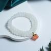 Pulsera de cuentas de calabaza de jade dorado natural al por mayor pulsera para hombres y mujeres ventas directas de fábrica