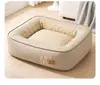 Cama para gato transfronteriza hecha de cuero, impermeable, adecuada para todas las estaciones, lavable, resistente a los arañazos, engrosada, cálida, sofá cama para mascotas de otoño e invierno