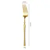 Juego de Cuchillo, Tenedor y Cuchara de Acero Inoxidable 304 de Cintura Delgada, Cubiertos Plateados Cepillados Mate, Juego de Tres Piezas de Cuchillo, Tenedor y Cuchara para Steak de Restaurante Occidental