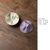 Miyuan Conjunto de Presente de Xícara de Cerâmica de Alta Qualidade em Formato de Borboleta com Peônias Pintadas à Mão, Xícara de Chá Feminina, Xícara de Degustação, Conjunto de Chá