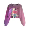 Moda Kpop Cazador de Demonios Niños Sudadera con Capucha de Caja de Superman Sudaderas Cortas Ropa Suave de Invierno para Niños Dibujos Animados Con