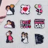 Imagen Principal Día de San Valentín Decoraciones para Zapatos Goma Suave de PVC Zueco de Boda Accesorios DIY Venta al por Mayor Transfronteriza Accesorios para Zapatos Zueco