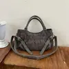 Bolso de ante retro de gran capacidad para debajo del brazo para mujer 2026 nuevo bolso cruzado de otoño e invierno estilo coreano bolso de un solo hombro para el día a día