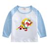 Camiseta de manga larga para niño 2022 Primavera y Otoño nueva ropa de algodón para niños, moda guapa, camiseta básica