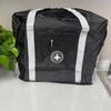 Bolsa redonda de doble capa estándar para avión, bolsa de viaje, bolsa plegable de almacenamiento, bolsa portátil para mudanza, almacenamiento y organización de ropa, simple