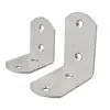Escuadra de acero inoxidable, soporte para estante, fijador de ángulo recto de 90 grados, conector para muebles, accesorios de ferretería
