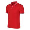 Polo con logotipo personalizado estampado cultura corporativa camisa publicitaria overol hecho a medida de alta gama solapa manga corta overol camiseta