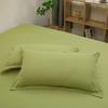 Funda de almohada de color liso individual dormitorio de estudiante lijado cómoda transpirable funda de almohada transfronteriza funda de almohada hotel al por mayor