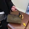 Bolso de almohada retro de gamuza transfronterizo otoño/invierno para mujer, nuevo estilo 2026, diseño único, bolso de mano, bolso de hombro, bolso cruzado