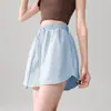 Shorts Esportivos de Secagem Rápida para Mulheres, Calças Casuais Soltas de Verão, Shorts Quentes Esportivos para Corrida e Fitness, Novas Calças Soltas de Cintura Alta