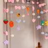 Cortina de Puerta Estilo Coreano Cortina Divisoria Par de Batalla de Dinosaurios Colgante de Velcro sin Agujeros Cortina Colgante de Velcro para Dormitorio Baño Cortina de Puerta para el Hogar Niña