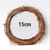 DIY Flor Eterna Pendente de Carro Artesanato de Rattan Guirlanda Pingente Decoração de Natal Estrela de Cinco Pontas Boneca Enfeites