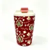 Caneca de café personalizada nova de 12 oz, transfronteiriça de aço inoxidável 304, copo térmico de gelo portátil para uso externo em carro