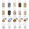 Llavero de Acero Inoxidable Transfronterizo Colgante de Hueso Grabable DIY Colgante de Collar de Metal Colgante de Etiqueta para Mascotas Etiqueta para Perro